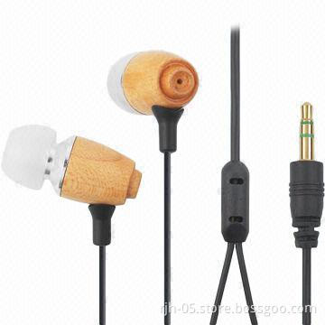Professional OEM Wooden Headphones with Customer Logo, 20-20kHz Frequency Response